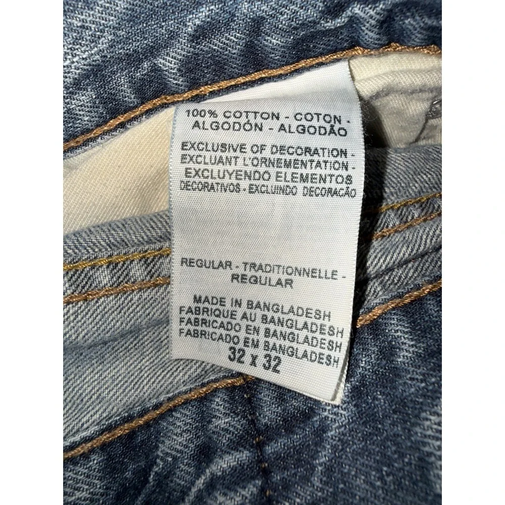Denizen From Levi's 236 Regular Fit‎ Jeans Mens 32x32 Blue Denim Cotton Mid Rise
